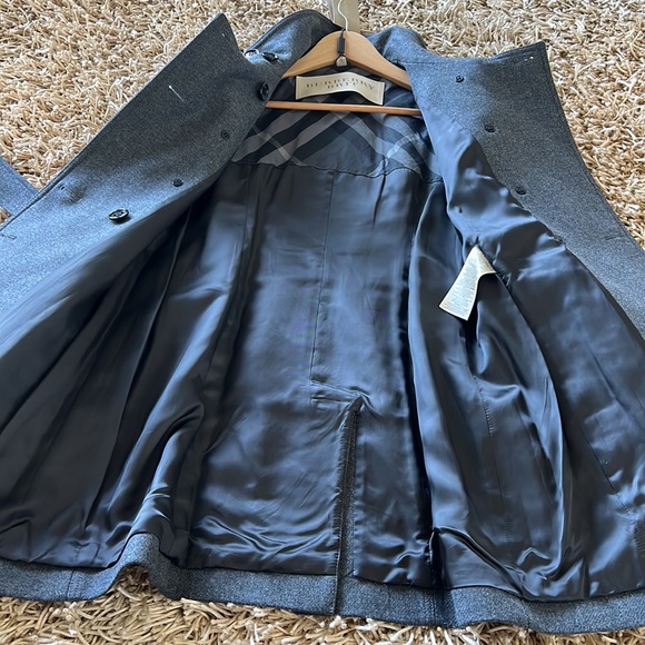 Burberry Brit Wool Coat Jacket Size 12 (EU46) - Picture 6 of 16